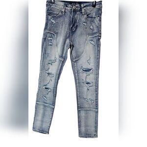 Rue21 Light Blue Distressed Skinny Jeans